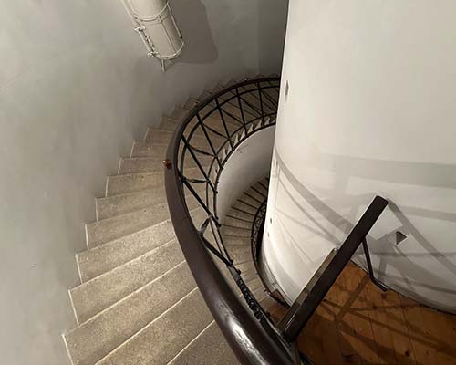 Staircase to telescope room
